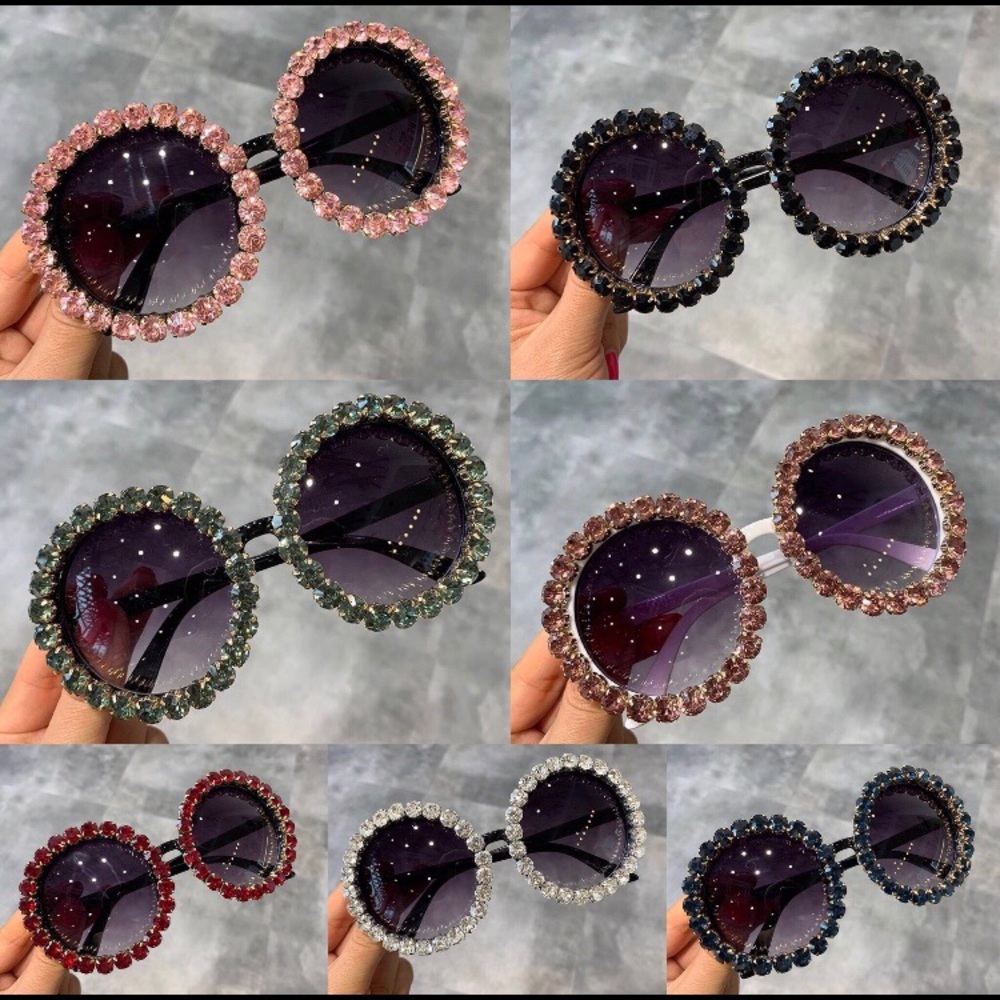 Diva Rhinestone Sunglasses